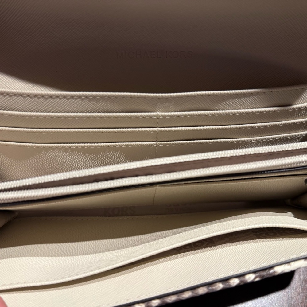 Euc Michael Kors Python Wallet - image 6